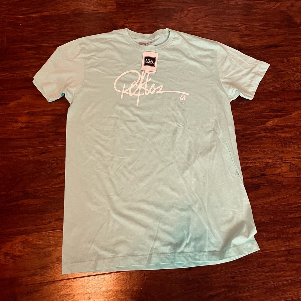 Young & Reckless Light Blue Short Sleeve Tee